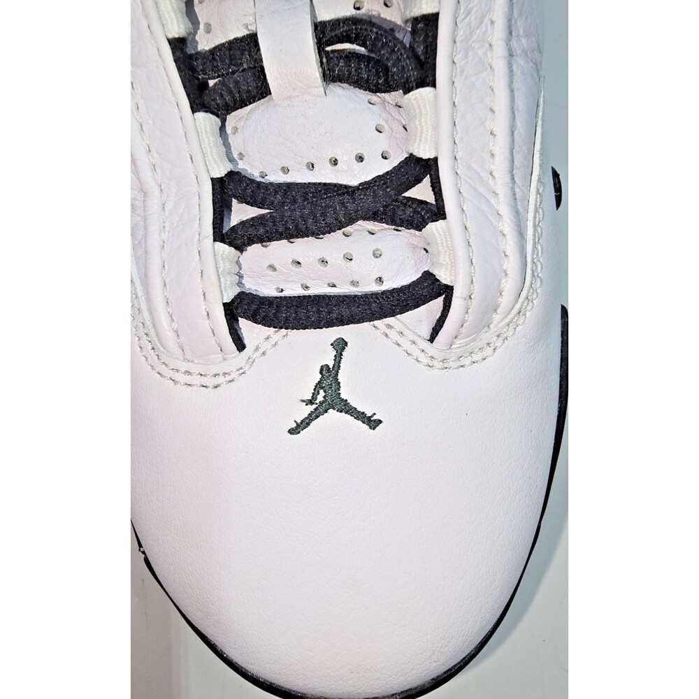 Size 12 - Air Jordan 14 Retro 2016 Oxidized Green 487471-106 White Black Sneaker - Picture 10 of 14